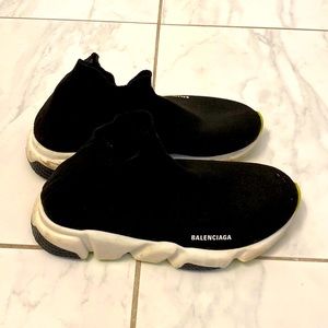 Balenciaga Kids Speed Sneaker - Black
